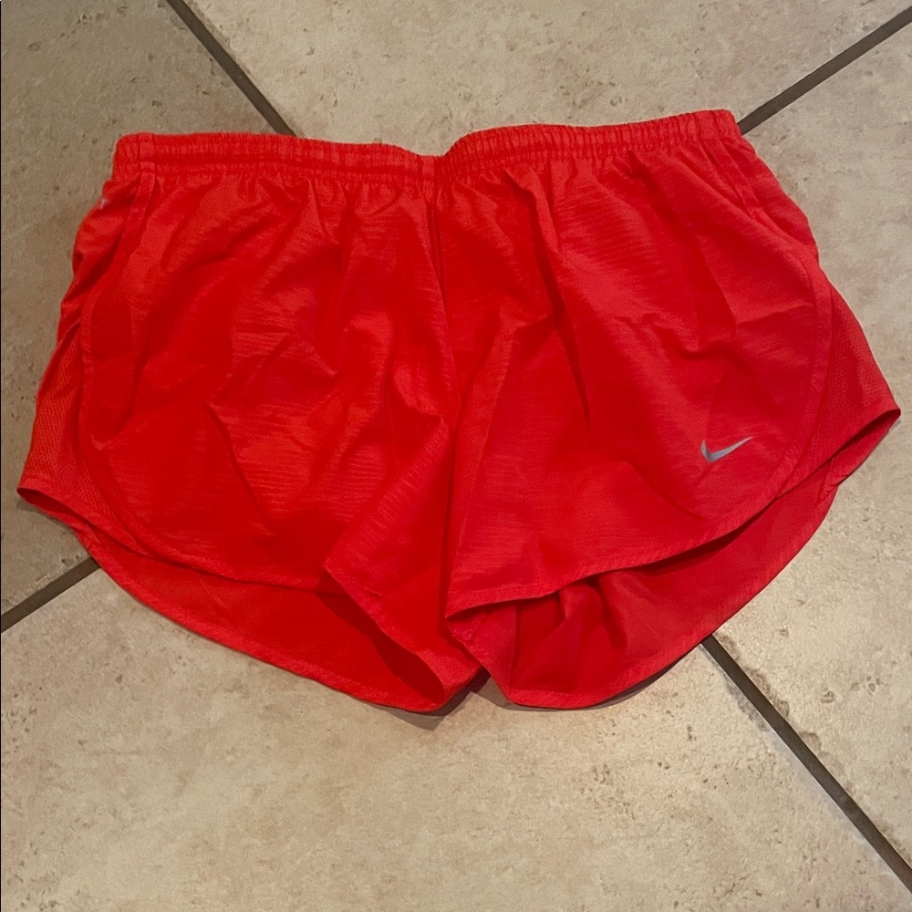 Nike Women's Vibrant Red Athletic Shorts